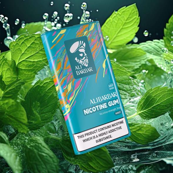 Vape Kazakhstan PTNN101 Alibarbar Nicotine Gum Mint