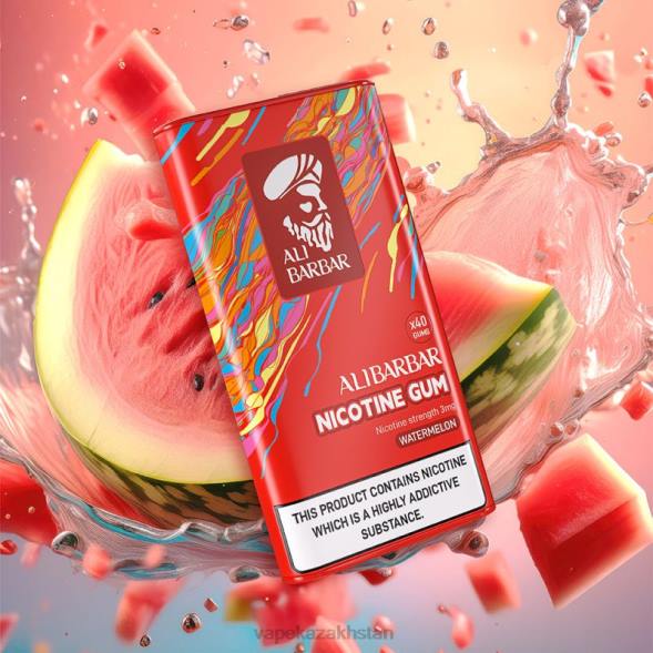 Vape Shop Astana PTNN103 Alibarbar Nicotine Gum Watermelon