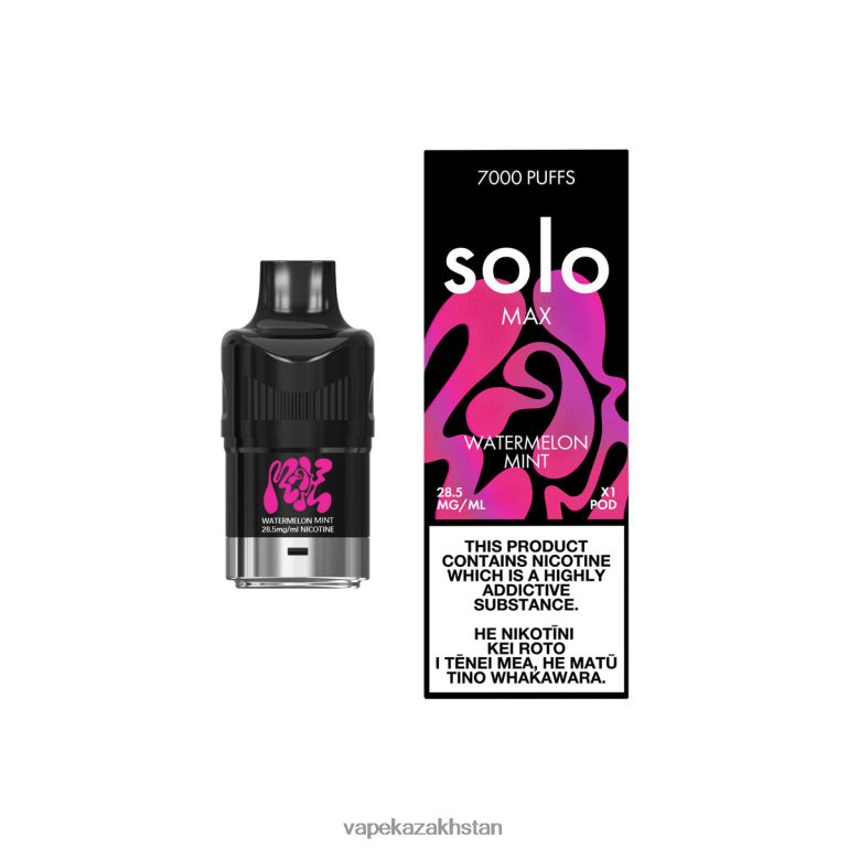 Vape Kazakhstan 0H8LRX86 Solo MAX Pod Watermelon Mint
