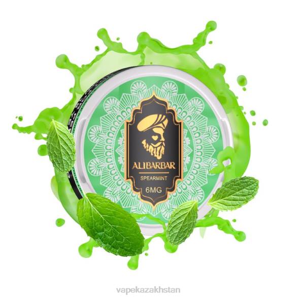 Disposable Vape Kazakhstan PTNN90 Alibarbar Nicotine Pouches Spearmint