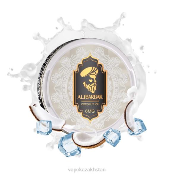 Vape Shop Astana PTNN83 Alibarbar Nicotine Pouches Coconut Ice