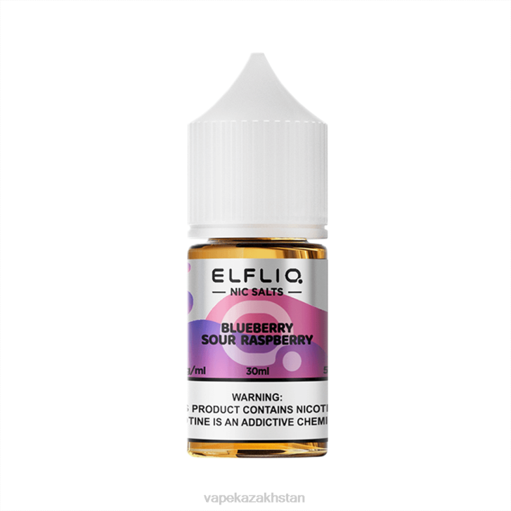 ELFBAR ELFLIQ nic salt 30ml BLUEBERRY SOUR RASPBERRY PTB012 Vape Smoke