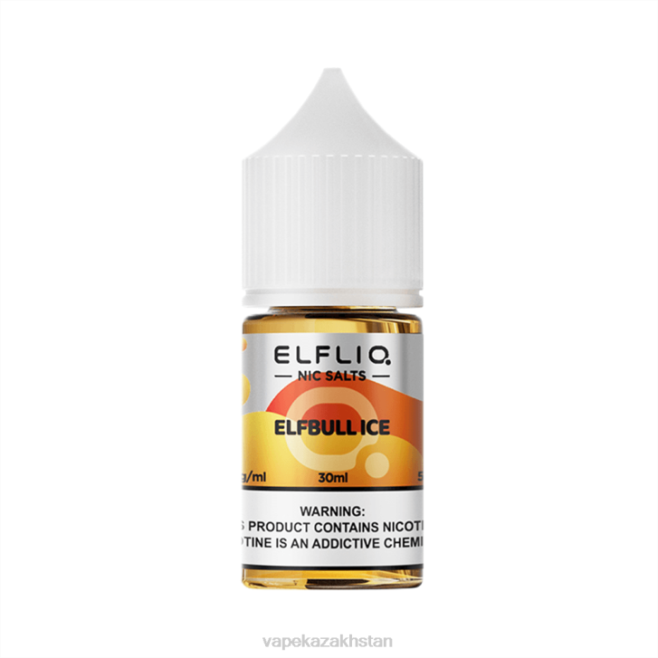 ELFBAR ELFLIQ nic salt 30ml ELFBULL ICE PTB018 Vape Shop Astana