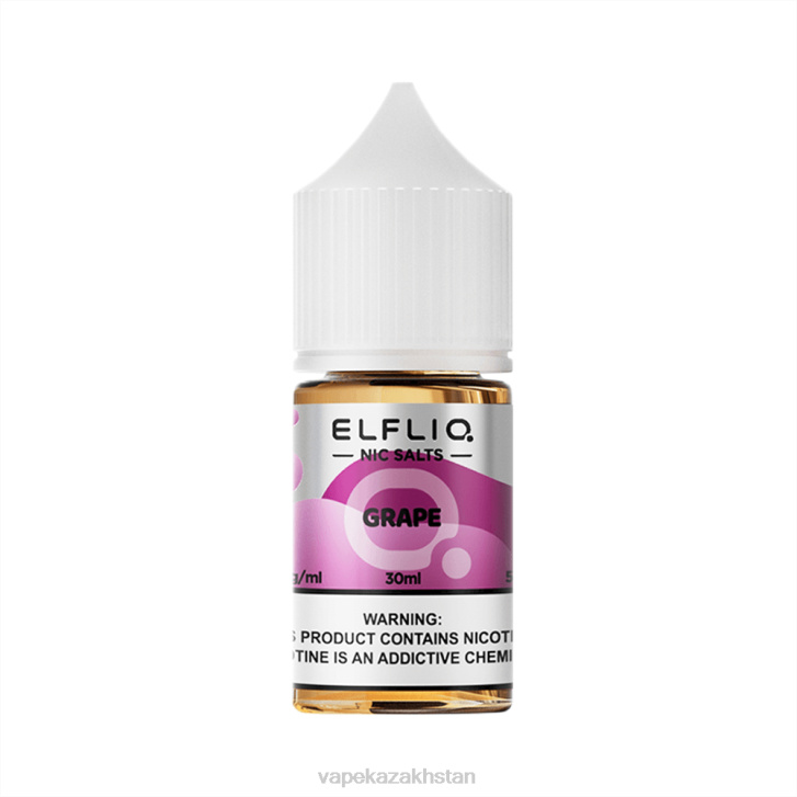 ELFBAR ELFLIQ nic salt 30ml GRAPE PTB019 E-Liquid Vape