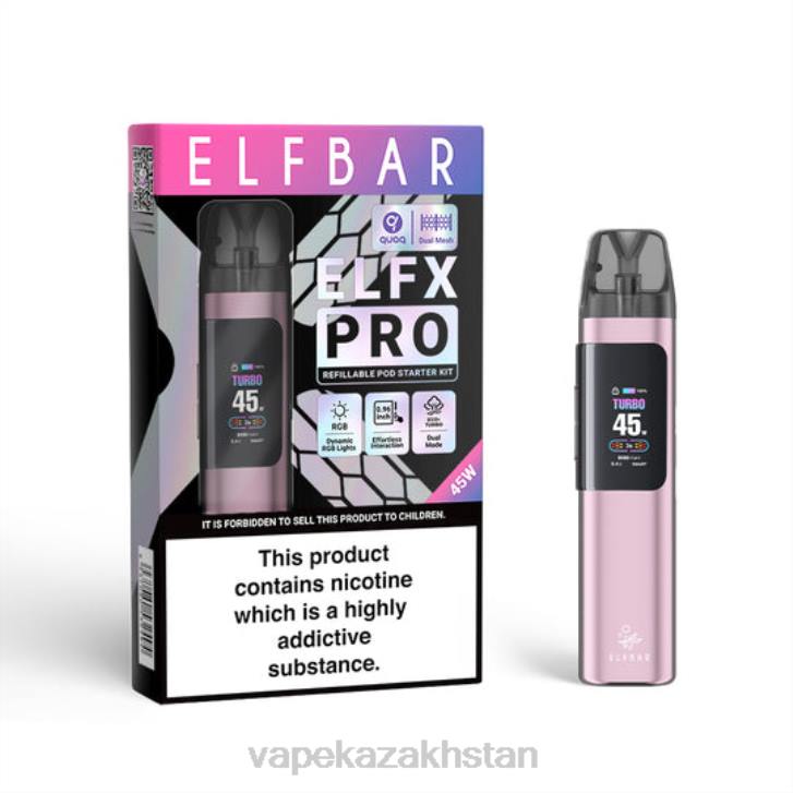 ELFBAR ELFX Pro Open Pod Device Pink PTB04 E-Liquid Vape