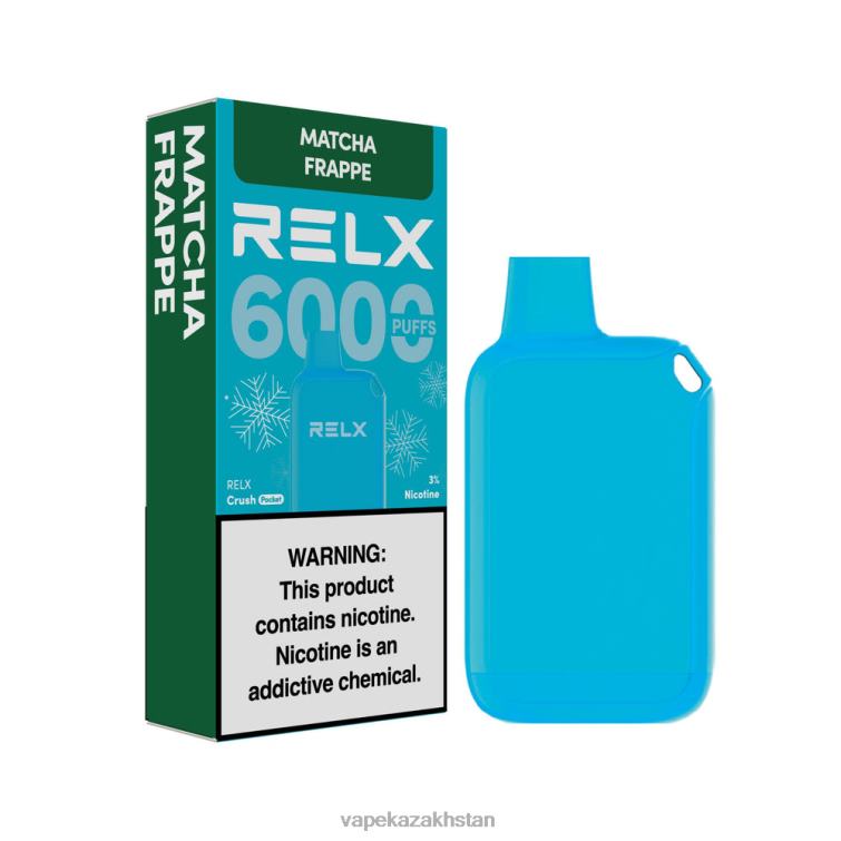 Vape Smoke RR66617 RELX Crush Pocket 6000 Icy Matcha Frappe