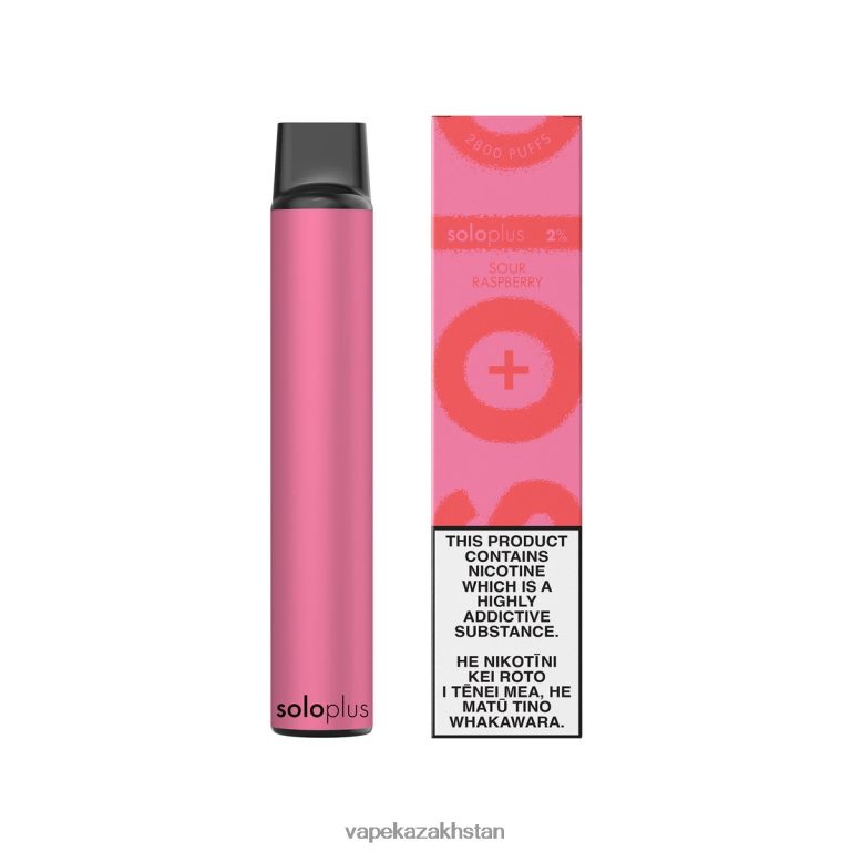 Disposable Vape Kazakhstan 0H8LRX35 Solo Plus Disposable Vape Sour Raspberry