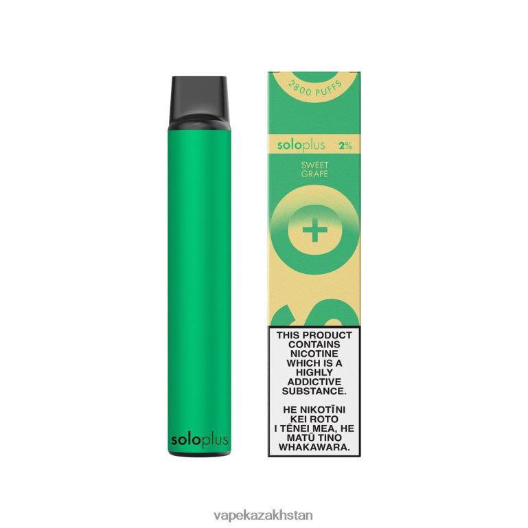 Disposable Vape Kazakhstan 0H8LRX40 Solo Plus Disposable Vape Paradise Collection Sweet Grape