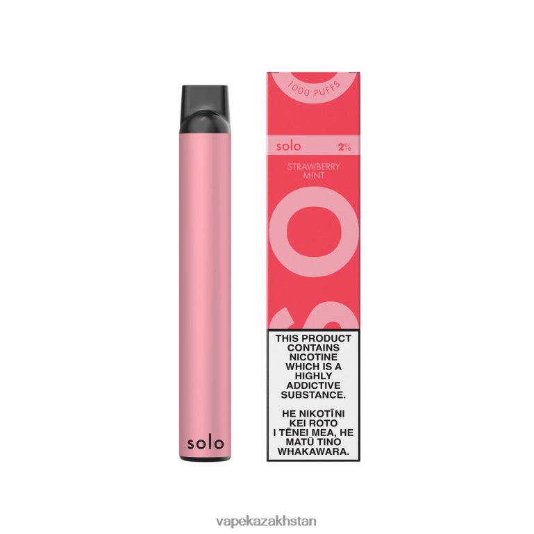 E-Liquid Vape 0H8LRX4 Solo Disposable Vape Strawberry Mint