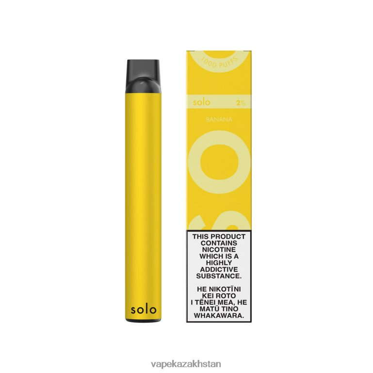 Vape Kazakhstan 0H8LRX11 Solo Disposable Vape Banana