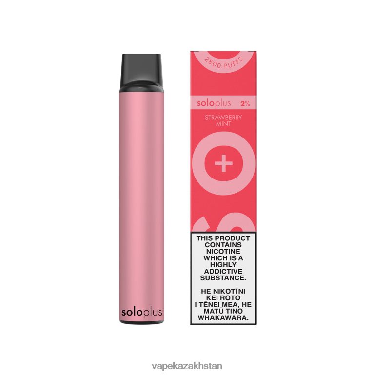 Vape Kazakhstan 0H8LRX26 Solo Plus Disposable Vape Strawberry Mint
