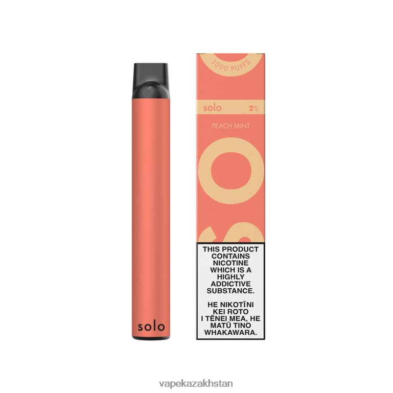 Vape Kazakhstan 0H8LRX6 Solo Disposable Vape Peach Mint