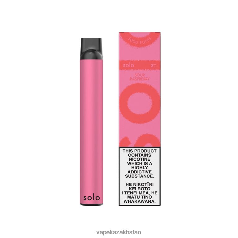 Vape Shop Astana 0H8LRX13 Solo Disposable Vape Sour Raspberry