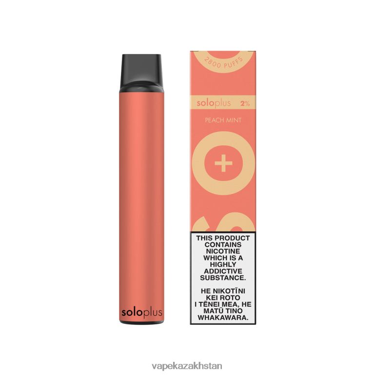 Vape Shop Astana 0H8LRX23 Solo Plus Disposable Vape Peach Mint