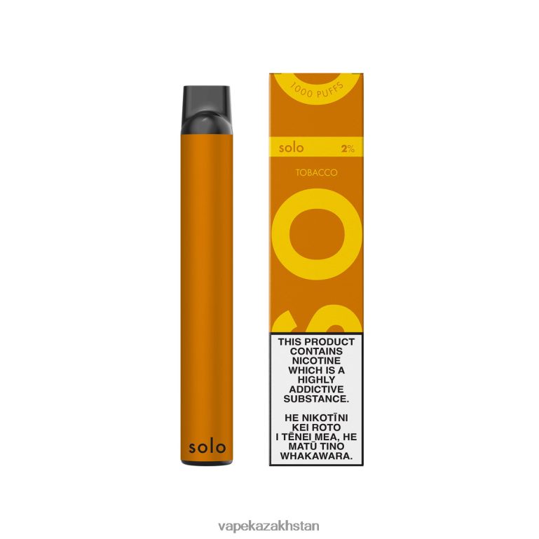 Vape Smoke 0H8LRX17 Solo Disposable Vape Tobacco