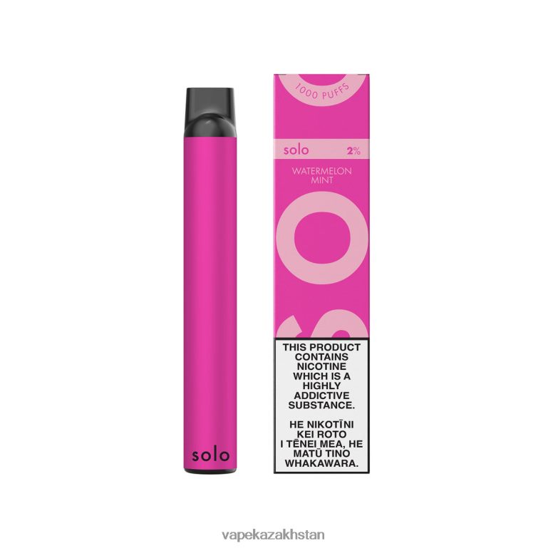 Vape Smoke 0H8LRX2 Solo Disposable Vape Watermelon Mint
