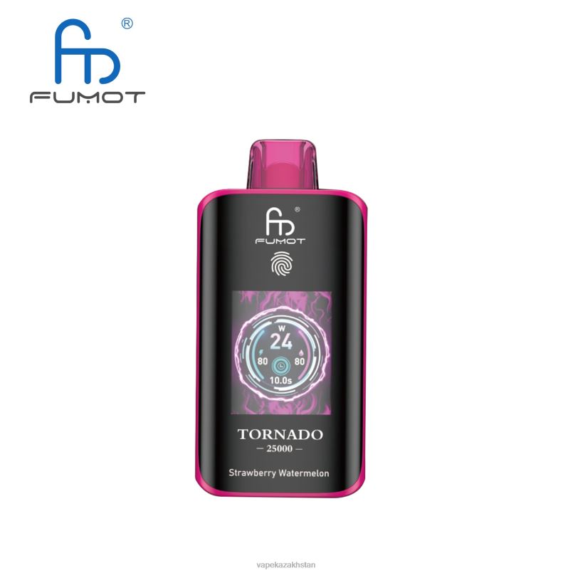 Fumot Tornado 25000 Disposable Vape Strawberry Watermelon 46XHJ16 Vape Kazakhstan
