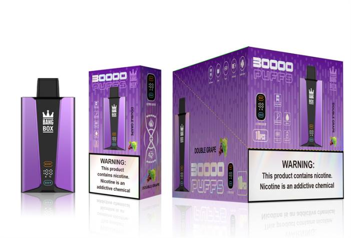 Disposable Vape Kazakhstan 68ZL85 Bang Box 30000 Puffs Smart Screen Double Grape