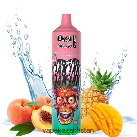 Disposable Vape Kazakhstan P48PTL25 UWIN CRYSTAL 35K DISPOSABLE VAPE Peach Mango Pineapple