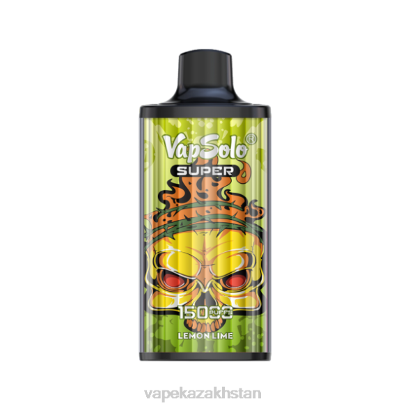 Disposable Vape Kazakhstan PTNN130 Vapsolo SUPER Disposable Vape Lemon Lime