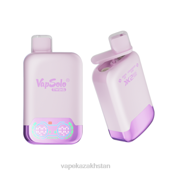 Disposable Vape Kazakhstan PTNN140 Vapsolo TWINS Disposable Vape Grape Ice & Strawberry Kiwi