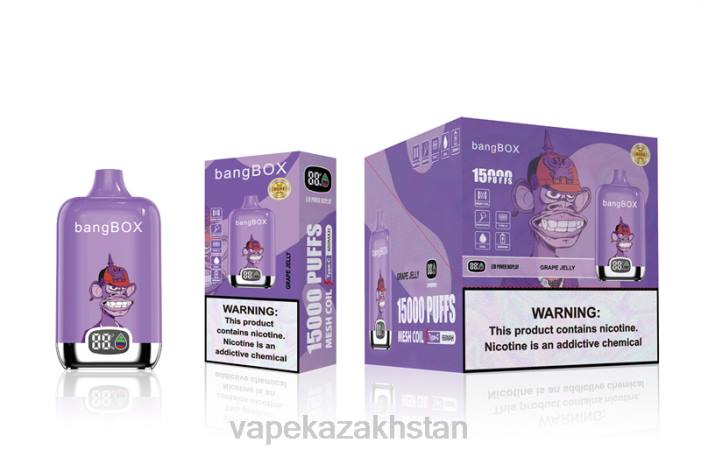 E-Liquid Vape 68ZL49 Bang Box 15000 Puffs Grape Jelly