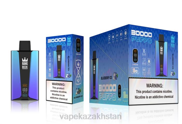 E-Liquid Vape 68ZL79 Bang Box 30000 Puffs Smart Screen Blueberry Ice