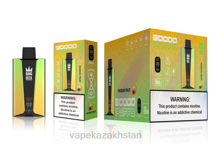 E-Liquid Vape 68ZL84 Bang Box 30000 Puffs Smart Screen Passion Fruit