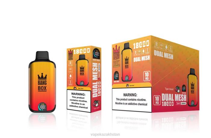E-Liquid Vape 68ZL94 Bang Box 18000 puffs Tiger Blood