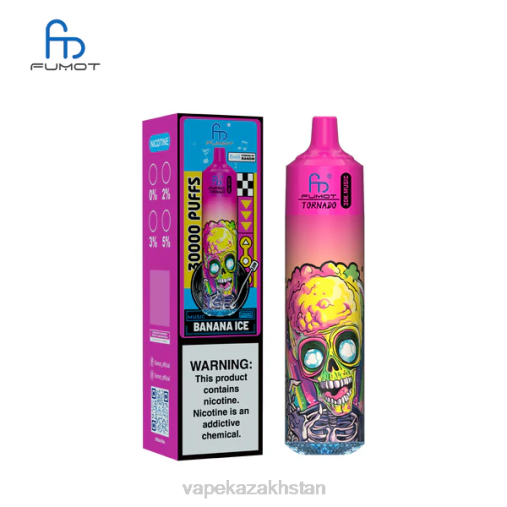 Fumot Tornado 30K Music Banana Ice 44P21 Vape Kazakhstan