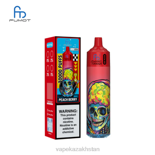 Fumot Tornado 30K Music Peach Berry 44P219 E-Liquid Vape