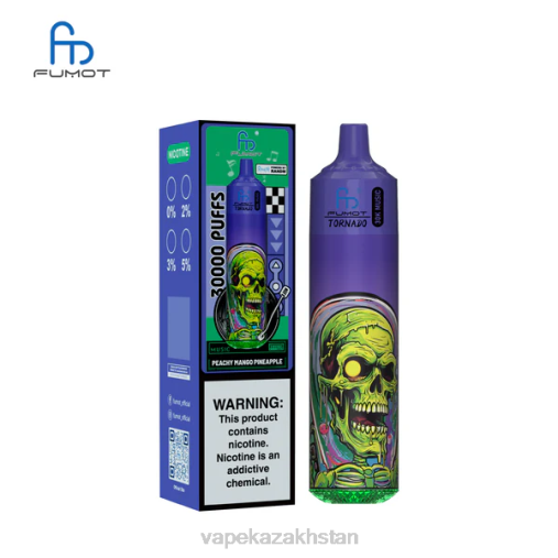 Fumot Tornado 30K Music Peachy Mango Pineapple 44P221 Vape Kazakhstan