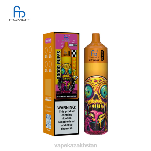Fumot Tornado 30K Music Strawberry Watermelon 44P228 Vape Shop Astana