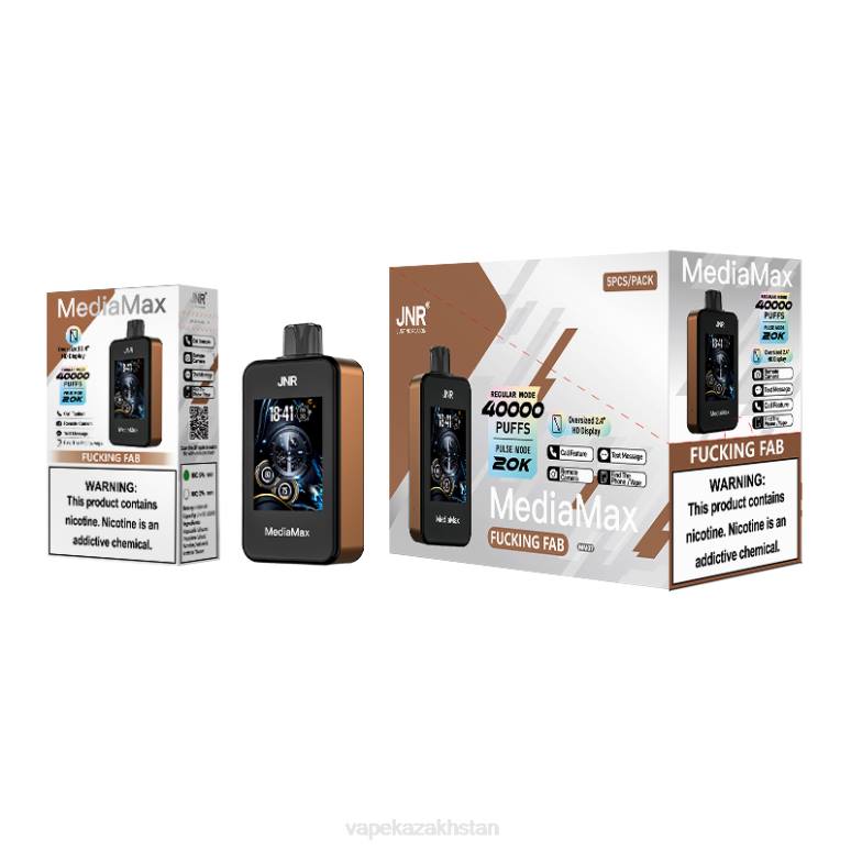 JNR MediaMax 40k Puff Z4NJ13 Fcuking Fab vape kazakhstan