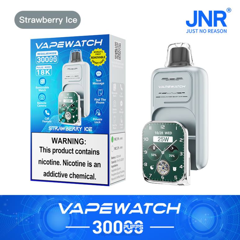 JNR Vape Watch Z4NJ10 Strawberry Ice vape smoke