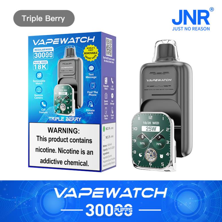 JNR Vape Watch Z4NJ6 Triple Berry vape smoke