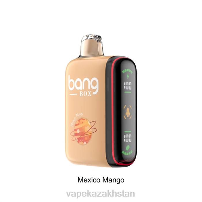 Vape Kazakhstan 68ZL31 Bang Box 9000-18000 Puffs Intelligent Power Display Mexican Mango