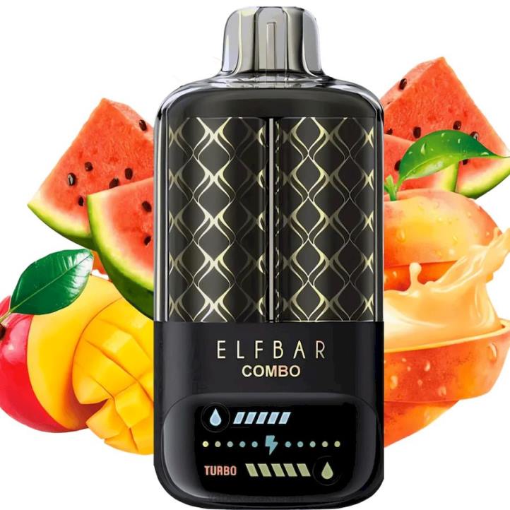Vape Kazakhstan FL4L6 Elf Bar Combo 25000 Peach Mango & Watermelon