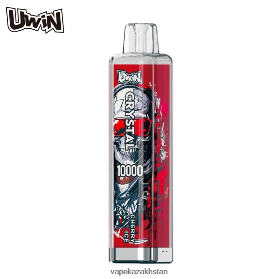 Vape Kazakhstan P48PTL6 UWIN CRYSTAL 10000 DISPOSABLE VAPE Cherry Ice