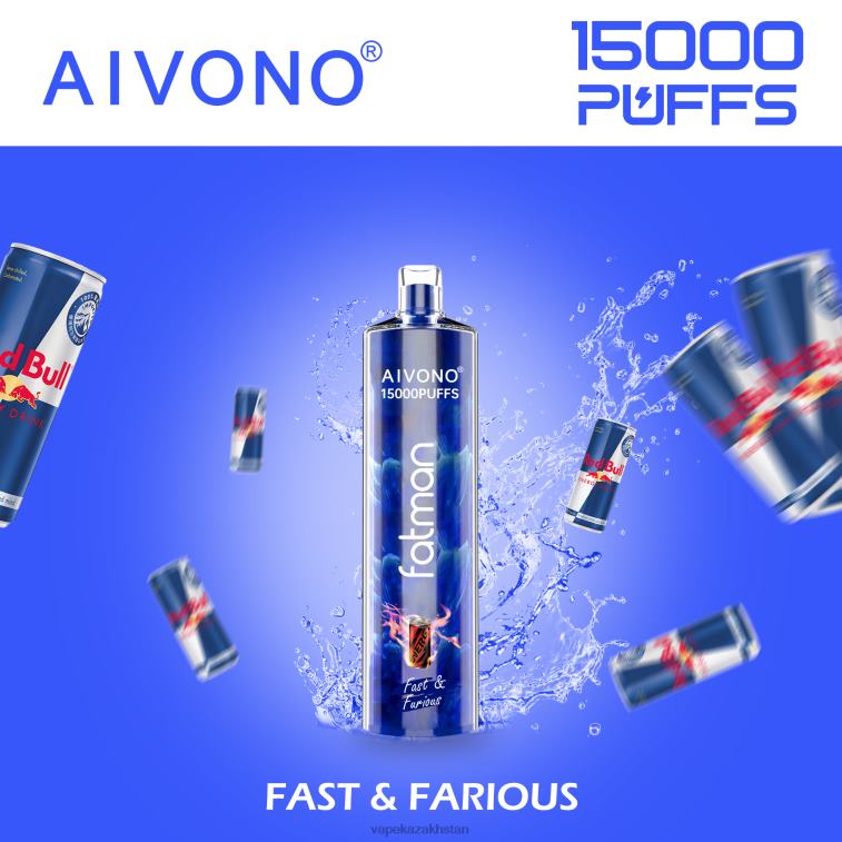 Vape Shop Astana 6080B18 Aivono FATMAN 15000 Fast & Furious