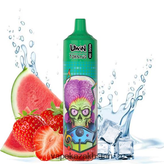 Vape Shop Astana P48PTL18 UWIN CRYSTAL 35K DISPOSABLE VAPE Strawberry Watermelon