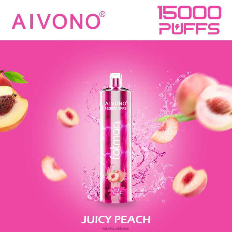 Vape Smoke 6080B17 Aivono FATMAN 15000 Juicy Peach