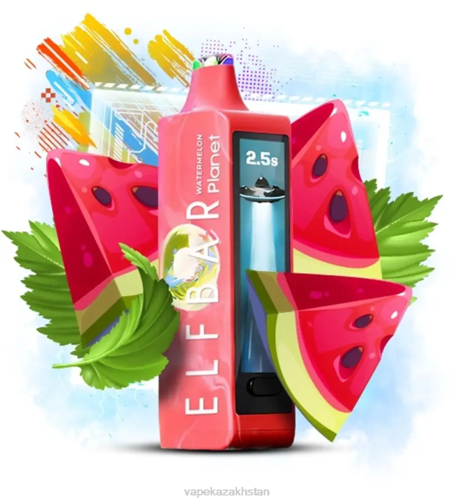 Vape Smoke FL4L12 Elf Bar Planet 25000 Watermelon