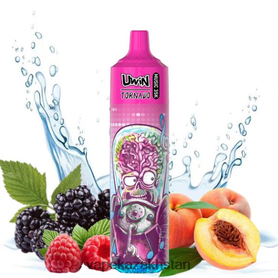 Vape Smoke P48PTL27 UWIN CRYSTAL 35K DISPOSABLE VAPE Peach Berry
