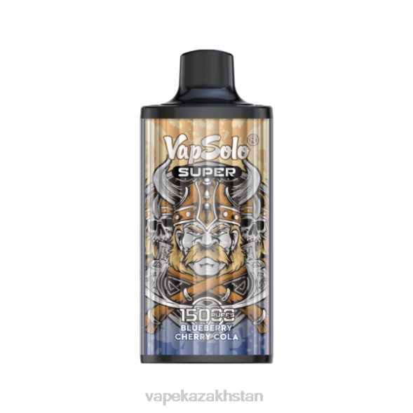 Vape Smoke PTNN127 Vapsolo SUPER Disposable Vape Blueberry Cherry Cola