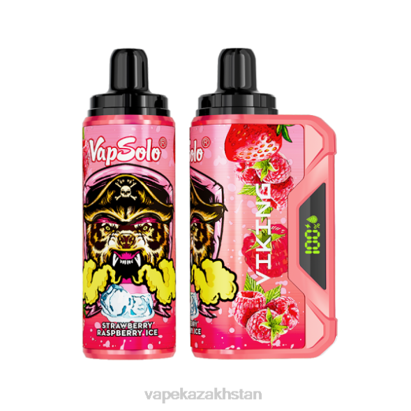 Vape Smoke PTNN157 Vapsolo VIKING Disposable Vape Strawberry Raspberry Ice