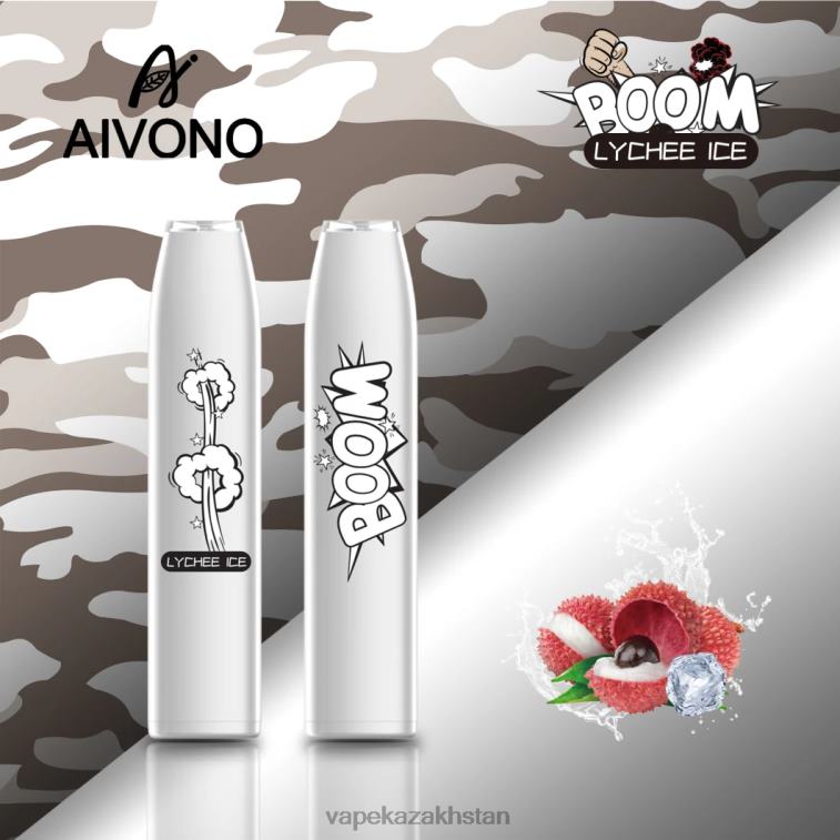 Disposable Vape Kazakhstan 6080B365 Aivono AIM BOOM 600 Lychee Ice