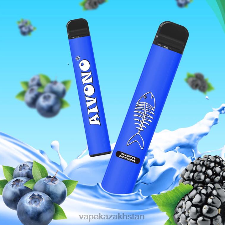 Vape Kazakhstan 6080B281 Aivono AIM FISHBONE 600 Blueberry Raspberry