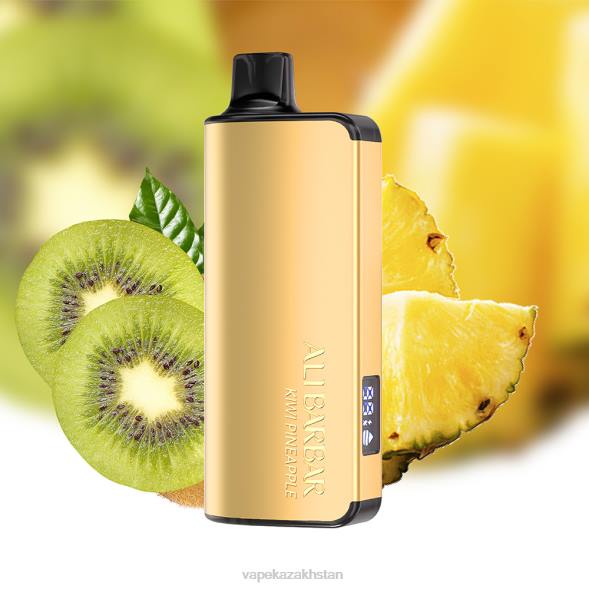 Vape Kazakhstan PTNN21 Alibarbar Ingot 9000 Disposable Vape Kiwi Pineapple