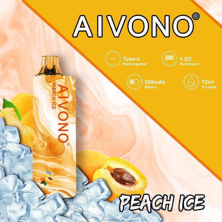 Vape Shop Astana 6080B103 Aivono AIM GUN 7000 Peach Ice